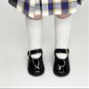 14.5" American Doll Shoes- Mary Jane Black,Red,White,Pink- Shiny Shoe (Shiny Black) view 4