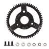 58T 60T 0.8 32 Pitch Metal Steel Spur Gear, Metal Steel 58P 60T Spur Gear, with Washers and Screws, Upgrade Replacement Parts for Traxas Slash 1/10 2WD RC Car (58T) view 1