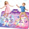 MUZREES Dance Mat, Bluetooth Dance Pad Toy with LED Lights, 2 Players Unicorn Dance Pad for Kids, Birthday Party Game Music Princess Gift Ideas for Girls 3-12 view 1