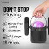 Audiobox Mini Karaoke Machine for Kids & Adults  2 Mics, Voice Effects & LED Lights, Birthday Gifts for Girls Boys Family Home Party view 2