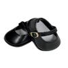 14.5" American Doll Shoes- Mary Jane Black,Red,White,Pink- Shiny Shoe (Matte Black) view 1