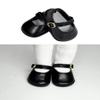 14.5" American Doll Shoes- Mary Jane Black,Red,White,Pink- Shiny Shoe (Matte Black) view 2