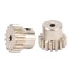 2 Pcs RC Car Motor Pinion Gear, M0.6 16T Hardened Steel Upgrade Pinion Gear Set for 1/12 1/16 Remote Control Car view 3