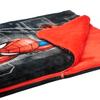 Marvel Spiderman Slumber Bag Set for Boys - Bundle of 54x56 Inches Spider-Man Sleeping Bag, Stickers, More | Spiderman Silk Touch Slumber Bag view 3
