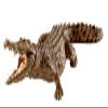 14736 Crocodile Figurine Green & Pink view 1