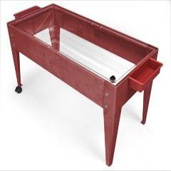 Clear Liner Sand and Water Activity Center with Lid and 2 Casters