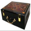 CAS-500G 500 Ct Hi-Gloss Wooden Case view 1