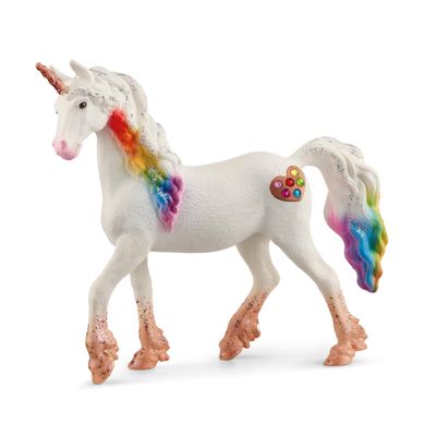 Bayala Rainbow Love Unicorn Mare Figurine Pearly White - Pack of 3