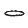 4/6/8/10mm Black Onyx Bracelet Men Natural Stone Bead Bracelet Women Yoga Handmade,Black 8mm,19cm view 3