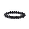 4/6/8/10mm Black Onyx Bracelet Men Natural Stone Bead Bracelet Women Yoga Handmade,Black 8mm,19cm view 4