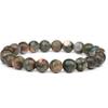 ZYIBPMSJKQCFK 8mm Green Beaded Bracelets Natural Stone Bracelet Stretch Bangle For Women Men,Old Polar Jades,19cm view 1