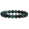 ZYIBPMSJKQCFK 8mm Green Beaded Bracelets Natural Stone Bracelet Stretch Bangle For Women Men,Old Polar Jades,19cm view 4