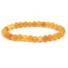 6/8/10mm Amber Mineral Beeswax Bracelet Natural Prayer Bracelet For Men Women,Amber 6mm,19cm view 1