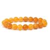 6/8/10mm Amber Mineral Beeswax Bracelet Natural Prayer Bracelet For Men Women,Amber 6mm,19cm view 2