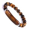 8mm Handmade Stone Bracelet Turquoise Natural Gemstone Rough Bracelet Yoga,red,18.5cm view 1