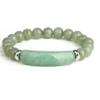 8mm Handmade Stone Bracelet Turquoise Natural Gemstone Rough Bracelet Yoga,red,18.5cm view 3