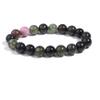 6/810mm Rainbow Tourmaline Bracelet Natural Mineral Stone Elastic Rope Bracelet,Rainbow Tourmaline 6mm,19cm view 2