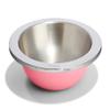 Hydro Flask Stainless Steel Kids Bowl- Dishwasher Safe, Stackable, Dinner Bowl in Dahlia Pink view 2