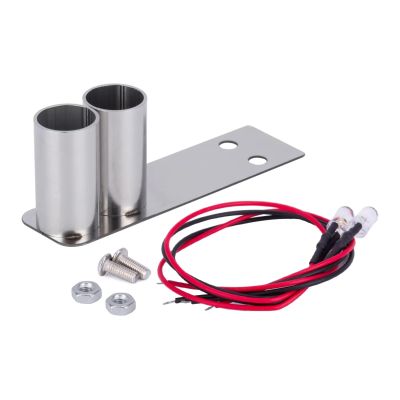 for HSP for HPI for Sakura for Tamiya 1/10 1Pcs Stainless Steel Exhaust Pipe with RC Drift Car Upgrade Parts Accessories RC Car Accessories(Double)