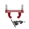 for Axial for SCX10 II 90046 AR44 Axle Or MN999 1/10 Metal Aluminum Alloy Axle Servo Mount Base Stand RC Crawler Upgrade Parts RC Car Accessories(Red) view 1