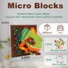 3D Wall Art Chameleon Animal Micro Building Blocks Set for Adults, 2688 PCS, Unique Home Decor & Creative Table Display, Creative Gift Toy for Art Enthusiasts And People Who Love Building Blocks view 2