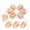 Garneck 10pcs Wooden Spinning Tops Handcrafted Gyro Toys for Boys and Girls Enhances Hand-Eye Coordination Cognitive Skills for Home School and view 1