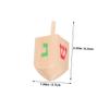 Garneck 10pcs Wooden Spinning Tops Handcrafted Gyro Toys for Boys and Girls Enhances Hand-Eye Coordination Cognitive Skills for Home School and view 2