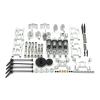 Front/R Suspension Arms Steering Block Steering Linkage Shock Tower Shock Absorber for WLtoys 1:12 124019 1:14 144010 02 144001(Silver) view 1
