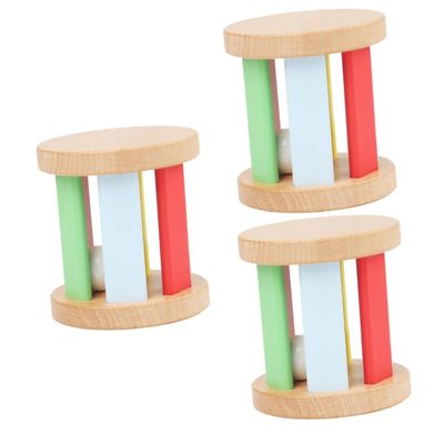 BESPORTBLE Montessori Rattle Roller Instrument Hand Rattle for Early Education Musical Plaything for Boy Girl Lightweight Portable for Indoor