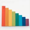 AVDAR Wooden Rainbow Step Blocks, 8Pcs Stacking Toy Rainbow Stacker, Montessori Educational Building Blocks, 8-Color Puzzles Blocks Steps Staircase for Boys Girls Gifts view 1