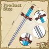 ALDMIO 20Pcs Inflatable Swords, 24In Inflatable Pirates Sword Pirate Party Swords for Swimming Pool Party Birthday Cosplay Halloween Costume view 4