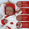18.9in Full Silicone Reborn Baby Dolls Hand Painted Lifelike Weighted Doll Realistic Soft Newborn Girl Babies Silicone Full Body Not Vinyl for Ages 3+ view 2