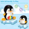 Baby Toys 6-12 Months, Musical Penguins Crawling Infant Toys, Early Learning Toy for Tummy Time with Light & Sound, Birthday Gifts for Babies Newborn Boys Girls 6 7 8 9 10 11 Months 1 Year Old view 2