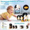 Baby Toys 6-12 Months, Musical Penguins Crawling Infant Toys, Early Learning Toy for Tummy Time with Light & Sound, Birthday Gifts for Babies Newborn Boys Girls 6 7 8 9 10 11 Months 1 Year Old view 4