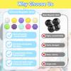 10Pcs Rainbow Texture Sensory Fidget Toy Multi-Color Educational Science Kit Anxiety Relief 24mm DIY Mutual Attraction Desk Balls Kids Adults Stocking Stuffers Gift for Party Favors Gift view 3