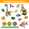 30 Packs Animal Party Favors for Kids, 999+ PCS Mini Building Blocks, 3 Styles Dinosaur/Sea/Forest 10-in-1 Models, Goodie Bag Fillers, Classroom Treasure Box Valentines Gifts for Kids view 2