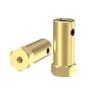 3/4/5/6/7/8mm Shaft Brass Hexagonal Coupling Coupler Length 30mm Hex Copper RC Cars Wheel Tires Connector Robot Accessories(7mm 1pcs) view 2