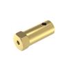 3/4/5/6/7/8mm Shaft Brass Hexagonal Coupling Coupler Length 30mm Hex Copper RC Cars Wheel Tires Connector Robot Accessories(7mm 1pcs) view 4