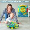 Educational Baby Toys 6-12 Month, Musical Crawling Turtle, Infant Toys for 6 7 8 9 10 Month Old Boy Girl, Christmas Bilingual Baby Gifts for 3-6-9-12 Months view 3