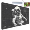 Yuxcfhjfe for MTG Card Playmat with Zones-Includes A Storage Bag and 6 Dice, 24 x 14 inches for TCG Playmat with Non-Slip Rubber, Game Mat, Astronaut Skeleton view 1