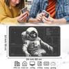 Yuxcfhjfe for MTG Card Playmat with Zones-Includes A Storage Bag and 6 Dice, 24 x 14 inches for TCG Playmat with Non-Slip Rubber, Game Mat, Astronaut Skeleton view 2