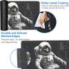 Yuxcfhjfe for MTG Card Playmat with Zones-Includes A Storage Bag and 6 Dice, 24 x 14 inches for TCG Playmat with Non-Slip Rubber, Game Mat, Astronaut Skeleton view 3