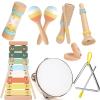 Baby Musical Instruments for Toddlers 1-3, 12PCS Montessori Musical Toy Set with Xylophone, Drum, Maracas...Perfect Toy Gift for 1-3 Year Old Boy Girl view 1