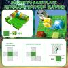150 PCS Magnetic Blocks-Magnetic Building Blocks Cubes with 4 Expandable Magnet Baseplates, Build Creative Anime World with Magnet Cubes, STEM Toys & Ideal Xmas Birthday Gift for Kids Ages 3-12 view 2