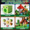 150 PCS Magnetic Blocks-Magnetic Building Blocks Cubes with 4 Expandable Magnet Baseplates, Build Creative Anime World with Magnet Cubes, STEM Toys & Ideal Xmas Birthday Gift for Kids Ages 3-12 view 4