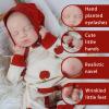 18.9in Full Silicone Reborn Baby Dolls Hand Painted Lifelike Weighted Doll Realistic Soft Newborn Girl Babies Silicone Full Body Not Vinyl for Ages 3+ view 2