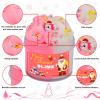 Christmas Cloud Slime,Glowing Axolotl,Peach Add Ins Charms and Non-Sticky, Stress Relief Scented Toy,DIY Slime Party Favor,Christmas Stocking Stuffers for Kids (7oz 200ML) view 2