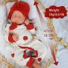 18.9in Full Silicone Reborn Baby Dolls Hand Painted Lifelike Weighted Doll Realistic Soft Newborn Girl Babies Silicone Full Body Not Vinyl for Ages 3+ view 3