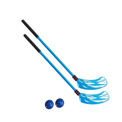 2pcs/ Hockey Stick Children's Toy Outdoor Kindergarten Interactive Starter, Blue