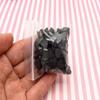 Black Assorted Heart Polymer Clay Sprinkles, Large Size Miniature Fake Hearts for Nail Art and Crafts - Non Edible (container) view 3
